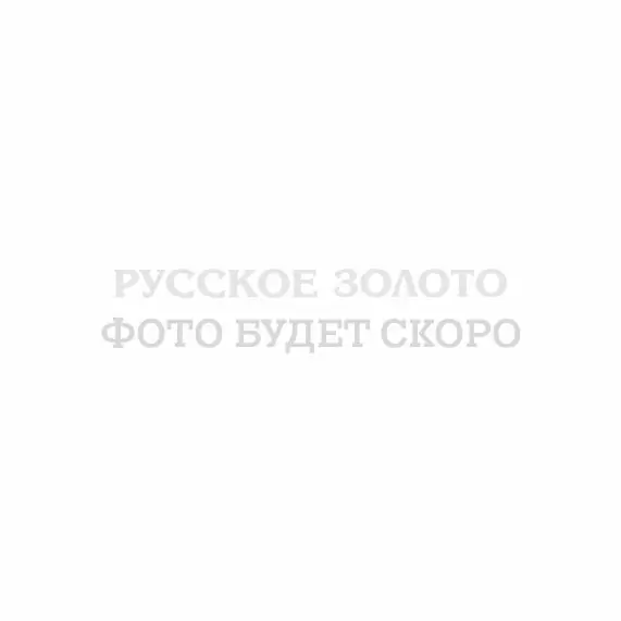 Серьги пуссеты из белого золота