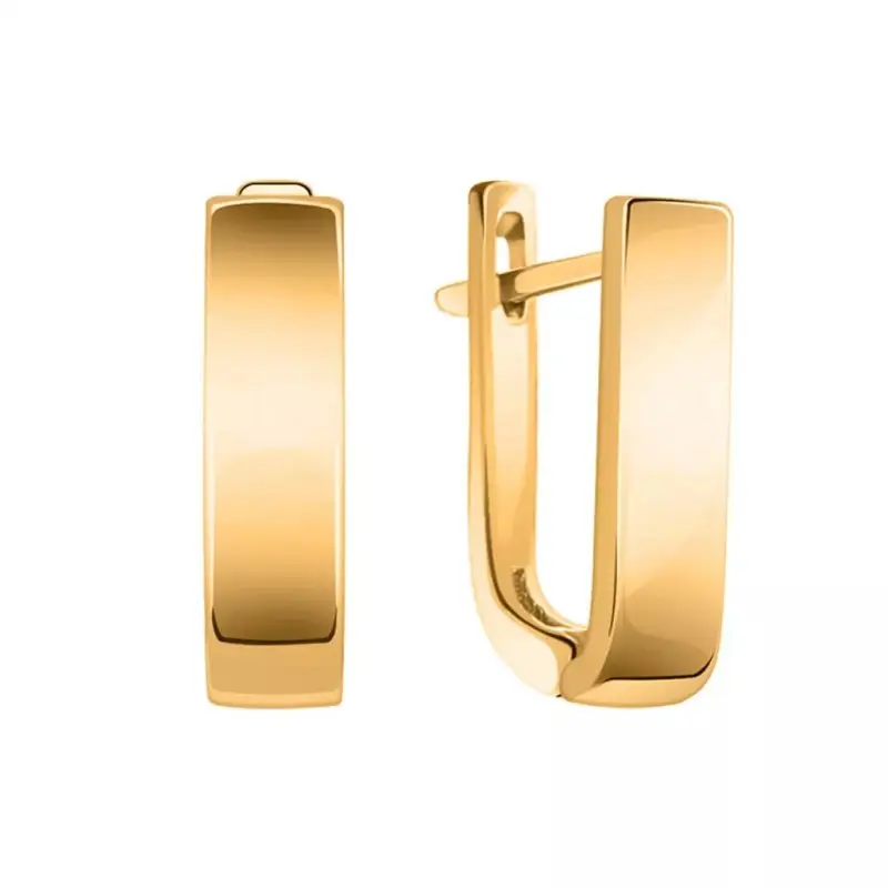 Серьги детские из красного золота