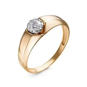 Кольцо декоративное из красного золота