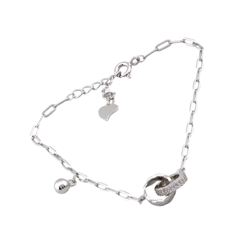 Браслет декоративный из серебра