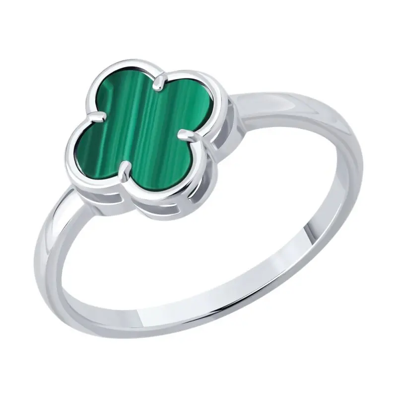 Кольцо декоративное из серебра