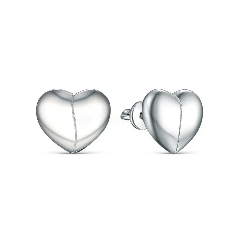 Серьги пуссеты из серебра