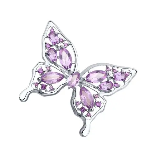 Брошь из серебра