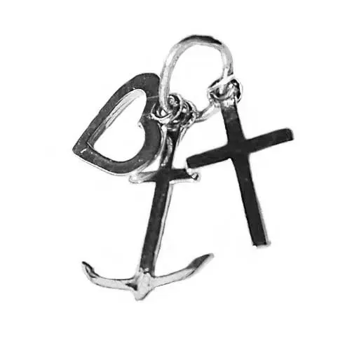 Подвеска декоративная из серебра