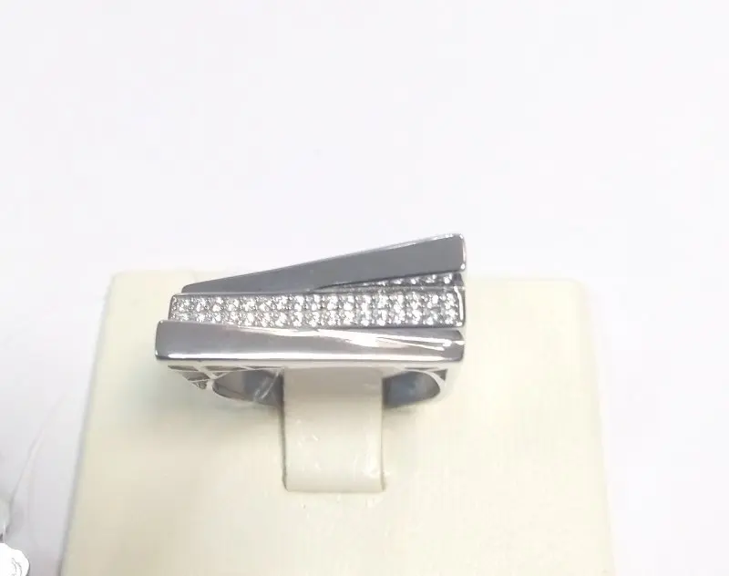 Кольцо декоративное из серебра