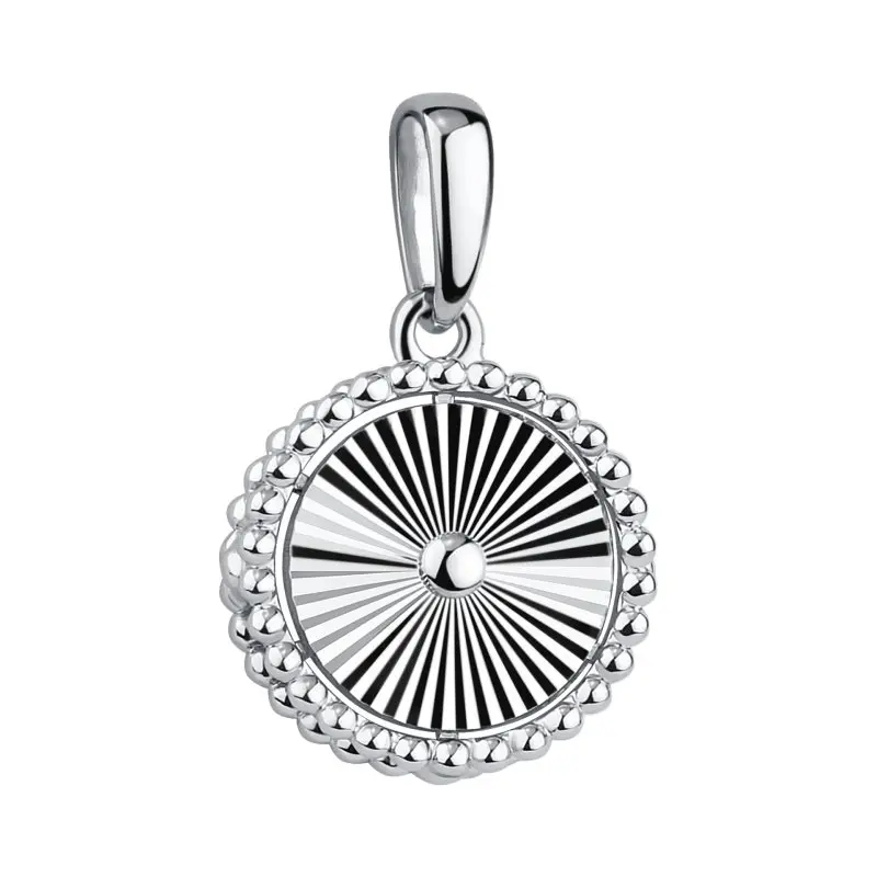 Подвеска декоративная из серебра