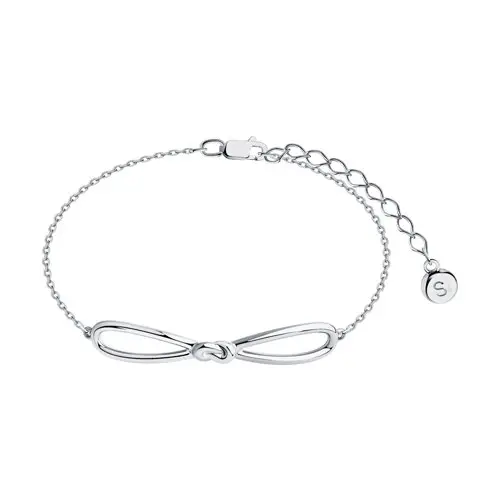 Браслет декоративный из серебра