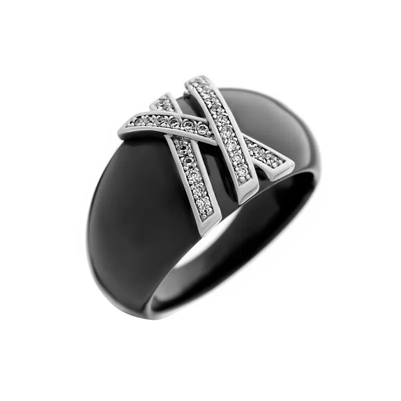 Кольцо декоративное из серебра