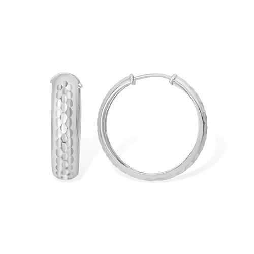 Серьги конго из серебра