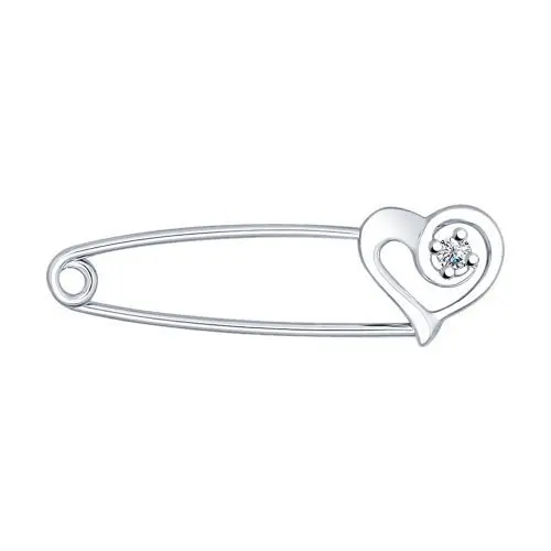 Булавка из серебра