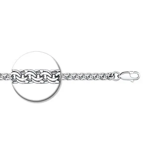 Браслет цепочный из серебра