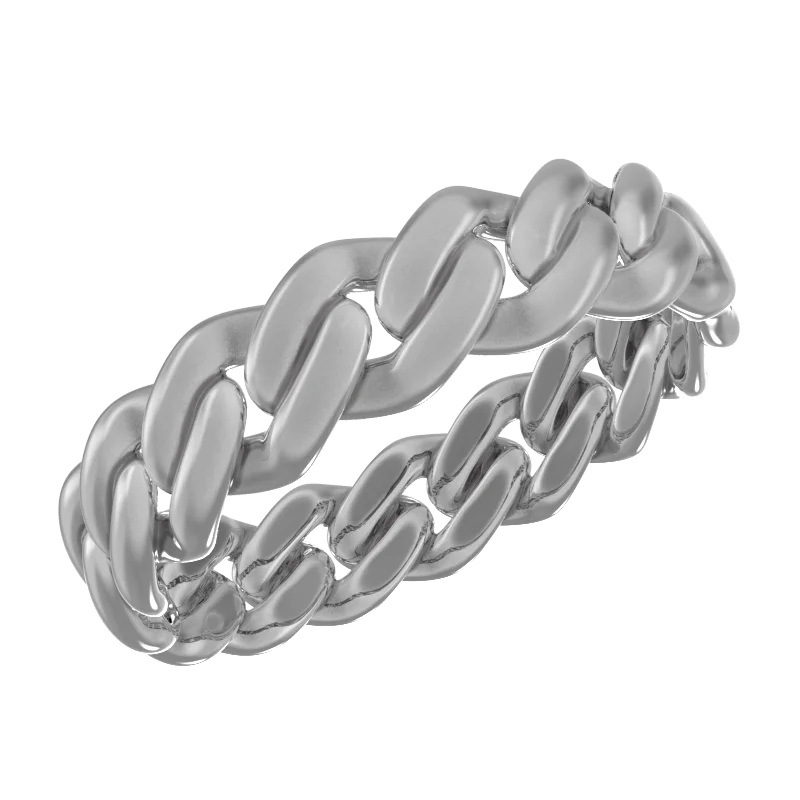 Кольцо декоративное из серебра