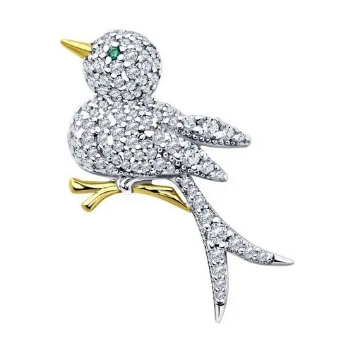 Брошь из серебра