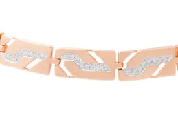 Браслет декоративный из красного золота