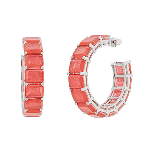 Серьги пуссеты из серебра