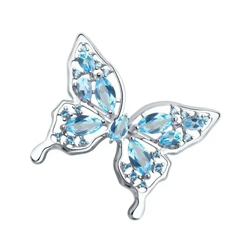 Брошь из серебра