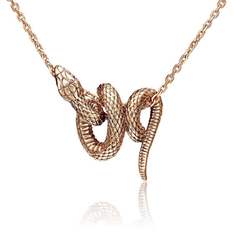 Подвеска декоративная из красного золота