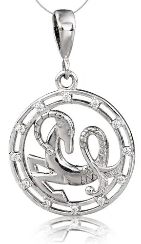 Подвеска знак зодиака из серебра