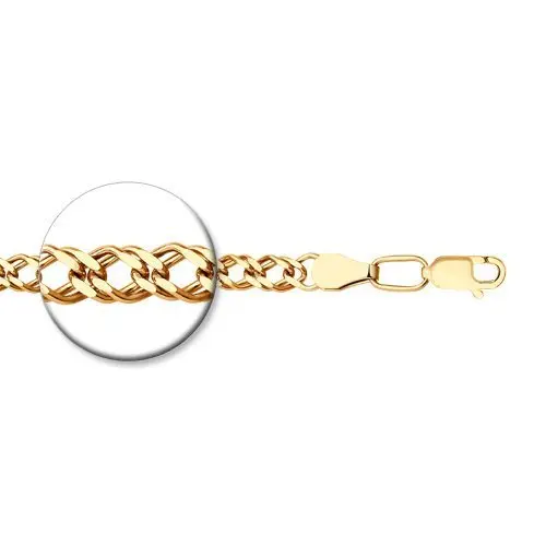 Браслет цепочный из позолоты