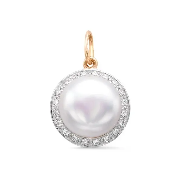 Подвеска декоративная из комбинированного золота