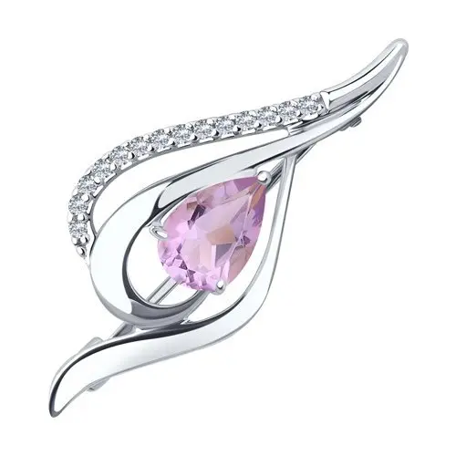 Брошь из серебра