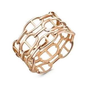 Кольцо декоративное из красного золота