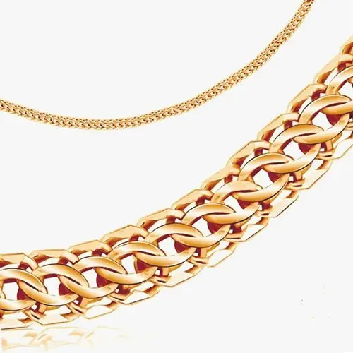 Цепь из красного золота