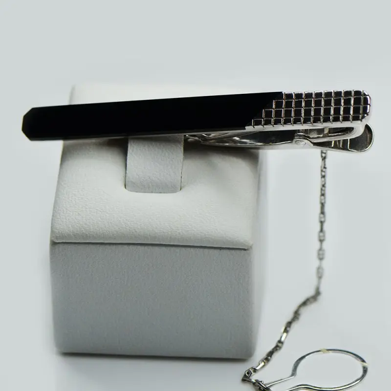 Зажим для галстука из белого золота