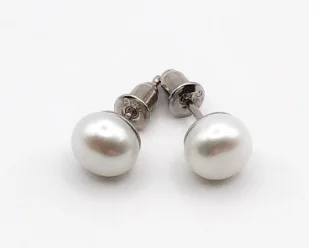 Серьги пуссеты из серебра