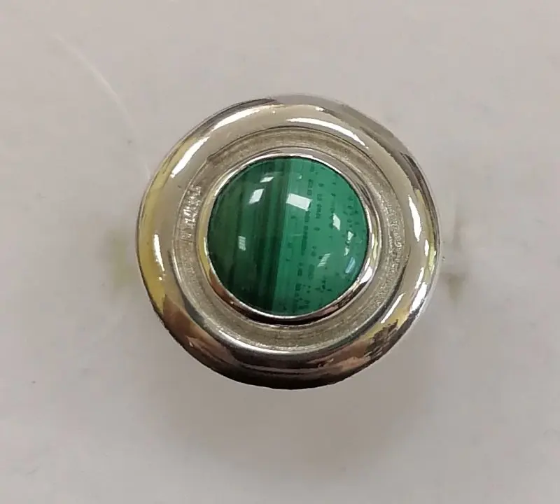 Кольцо декоративное из серебра