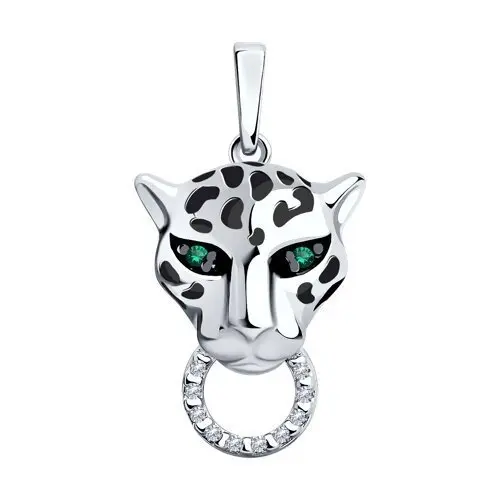 Подвеска декоративная из серебра