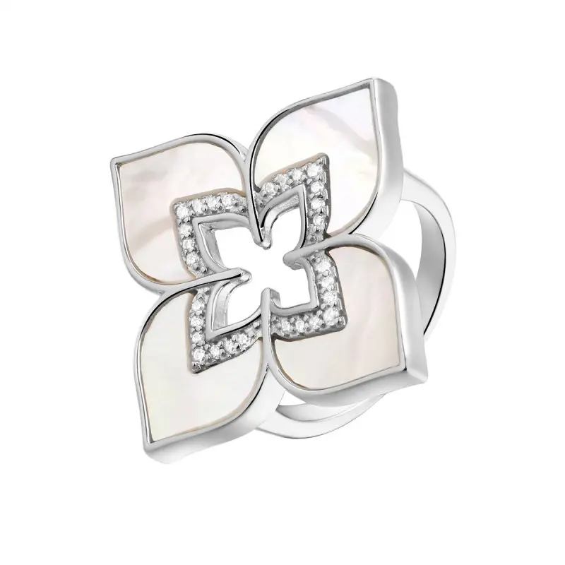 Кольцо декоративное из серебра