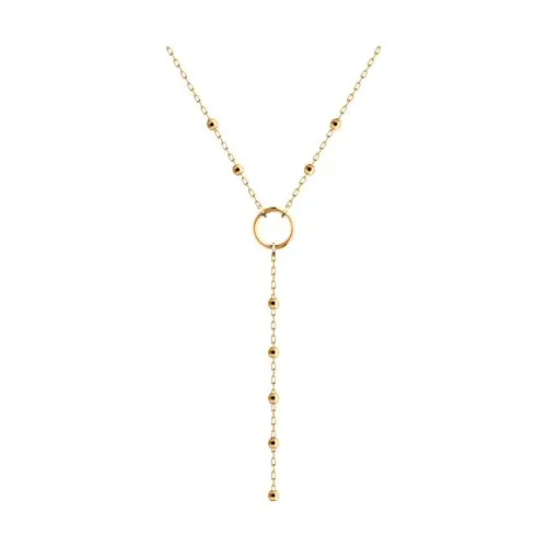 Цепь колье из красного золота вид 1