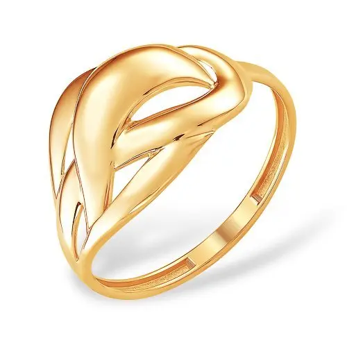 Кольцо декоративное из красного золота