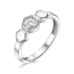Кольцо декоративное из серебра