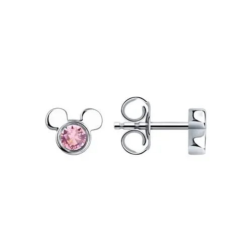 Серьги детские из серебра