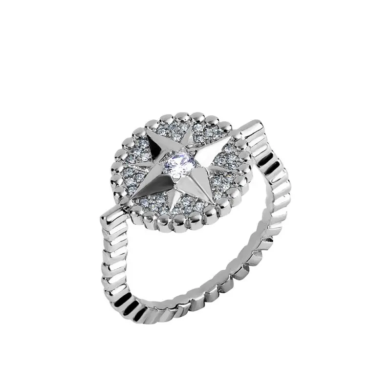 Кольцо декоративное из серебра