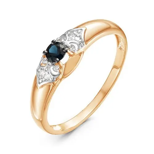 Кольцо декоративное из красного золота