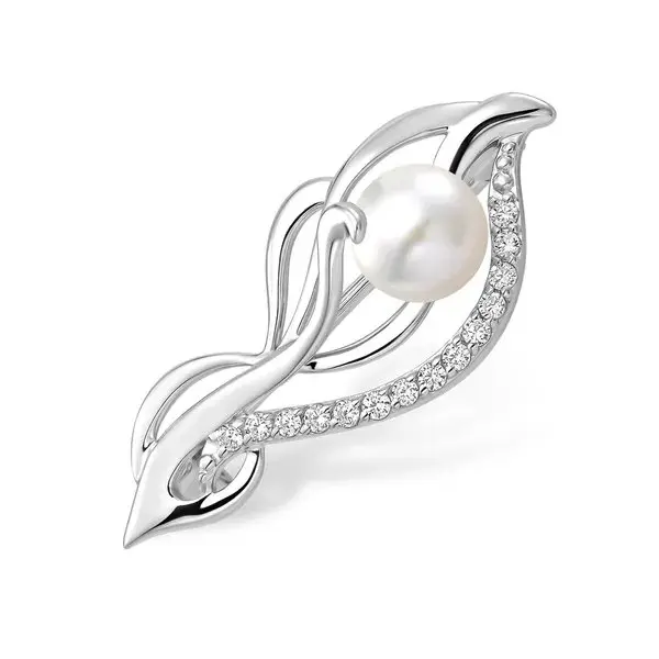 Брошь из серебра