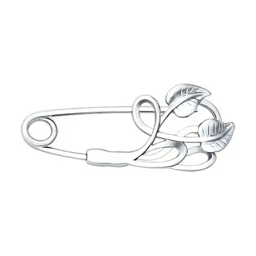 Булавка из серебра