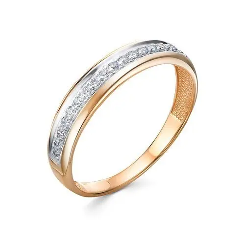 Кольцо декоративное из комбинированного золота