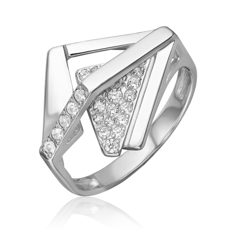 Кольцо декоративное из серебра