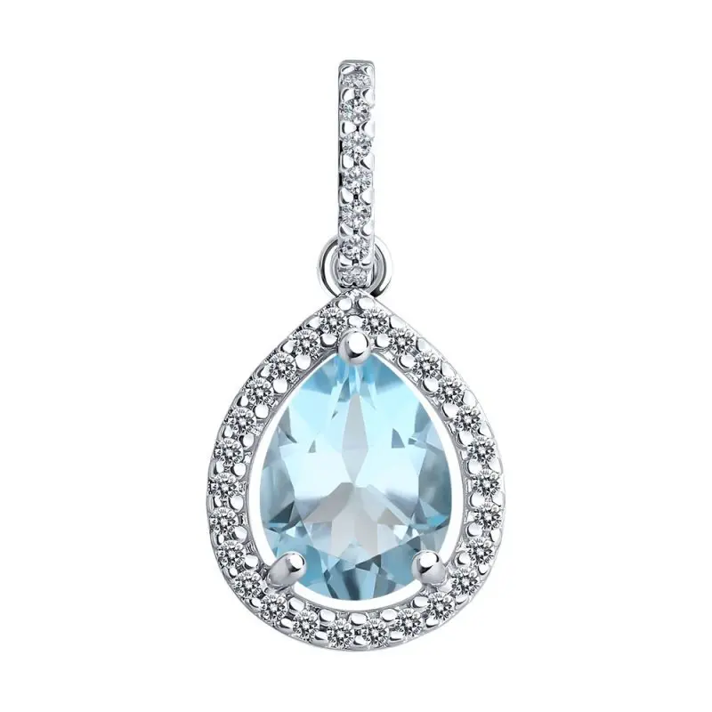 Подвеска декоративная из серебра