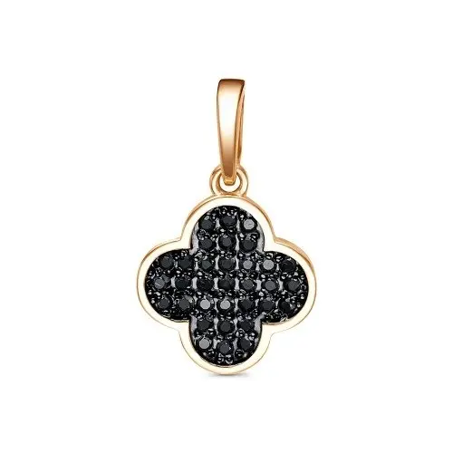 Подвеска декоративная из красного золота