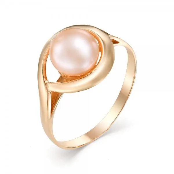 Кольцо декоративное из красного золота