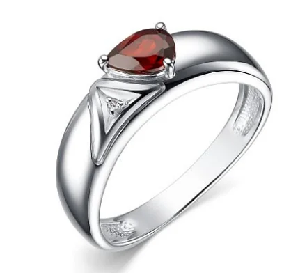 Кольцо декоративное из серебра