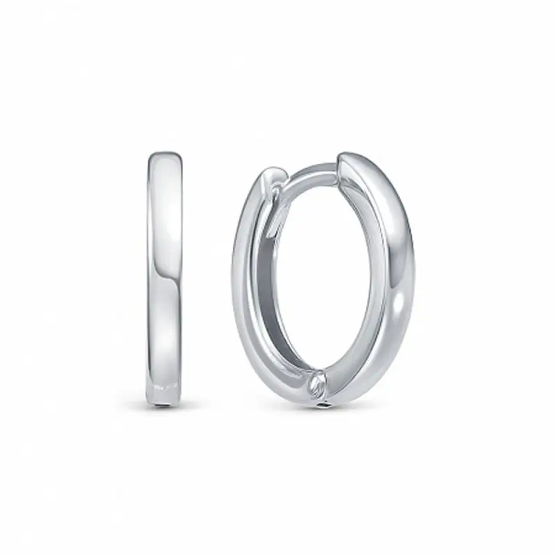 Серьги с английским замком из серебра