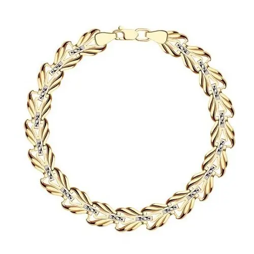 Браслет декоративный из красного золота