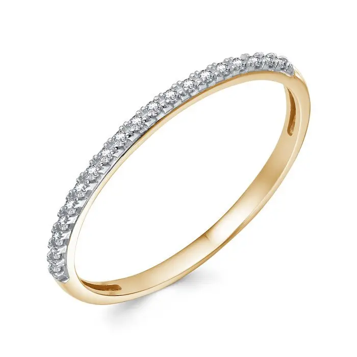 Кольцо декоративное из желтого золота