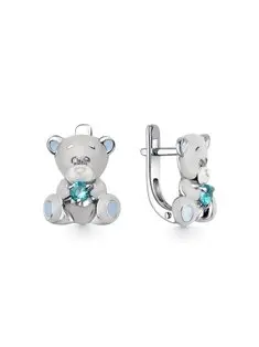 Серьги детские из серебра